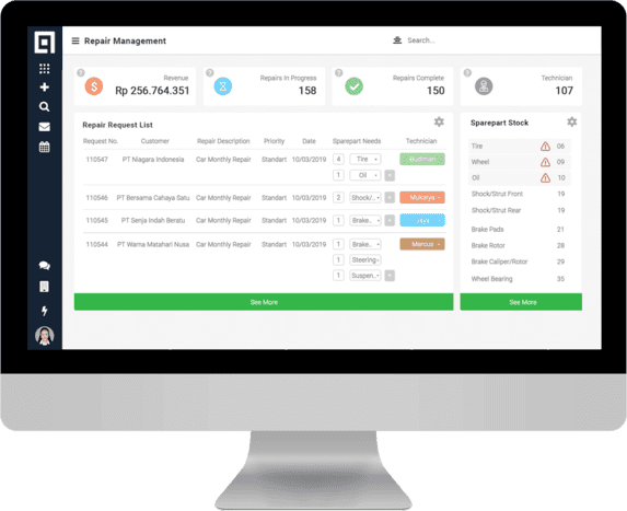 Repair Management Software yang paling banyak digunakan